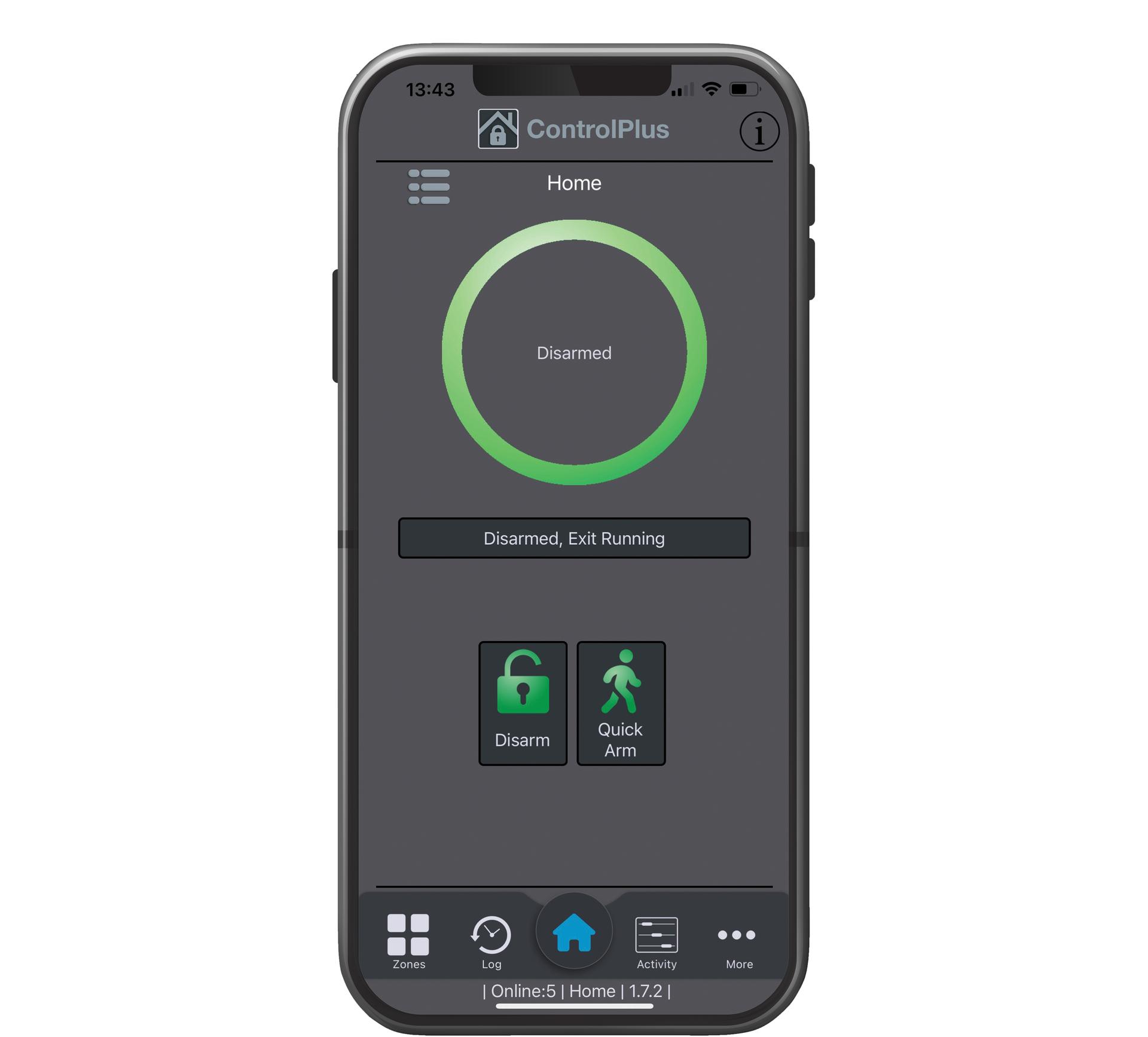 ControlPlus2 App Interface